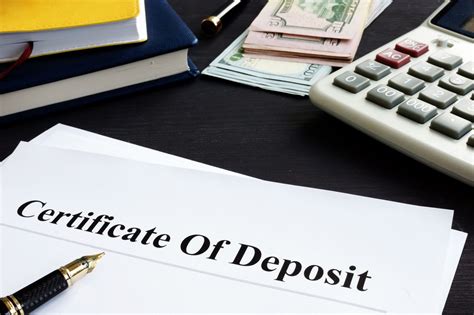 Certificate Of Deposit Secured Loan